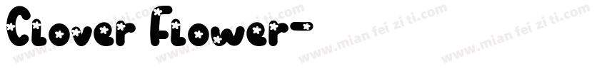 Clover Flower字体转换